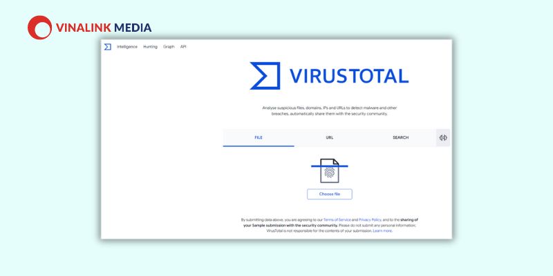 Công cụ kiểm tra độ tin cậy của trang web VirusTotal